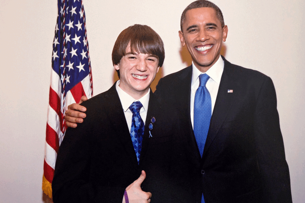 Jack Andrada and Barak Obama